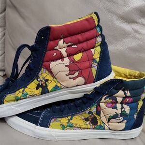 Vans Men'd Beatles Yellow Submarine Graphic Sneakers Size 12 Preowned
